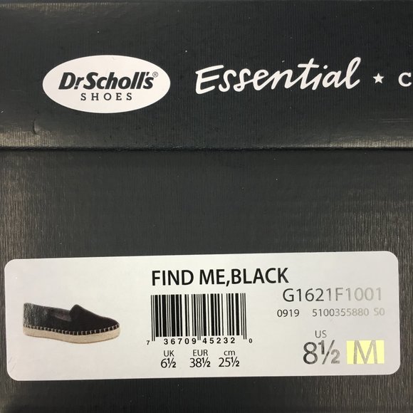 Dr. Scholl's Find Me Espadrille Loafer (Black) 8.5 - Picture 9 of 9